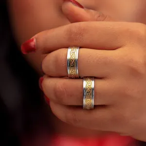 Stainless Steel Wedding Band - 04AS07