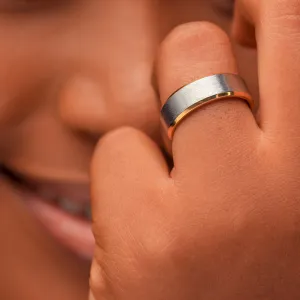 Stainless Steel Wedding Band - 04AS66
