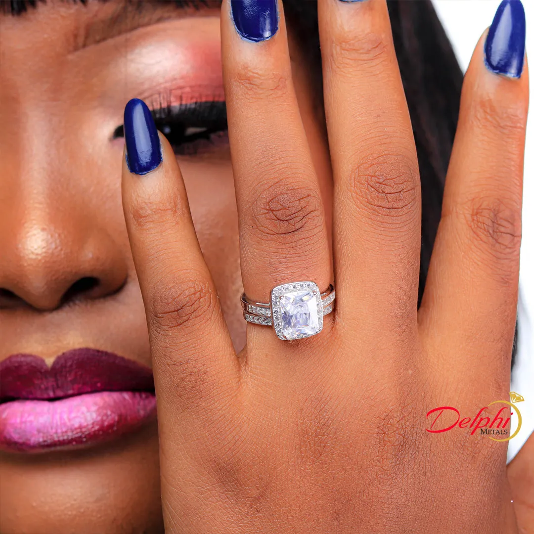 Sterling Silver Bridal Set 08AS95