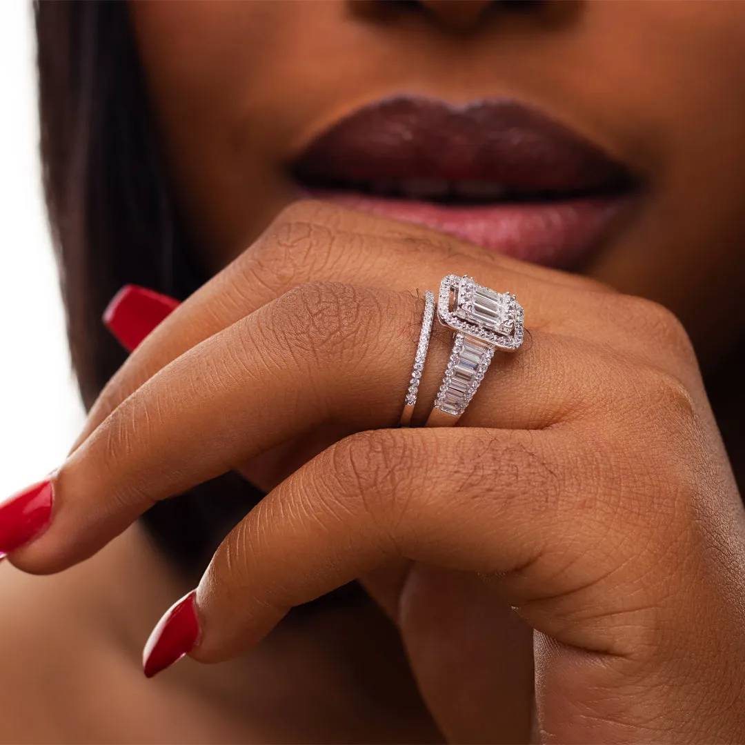 Sterling Silver Bridal Set - 09AS01