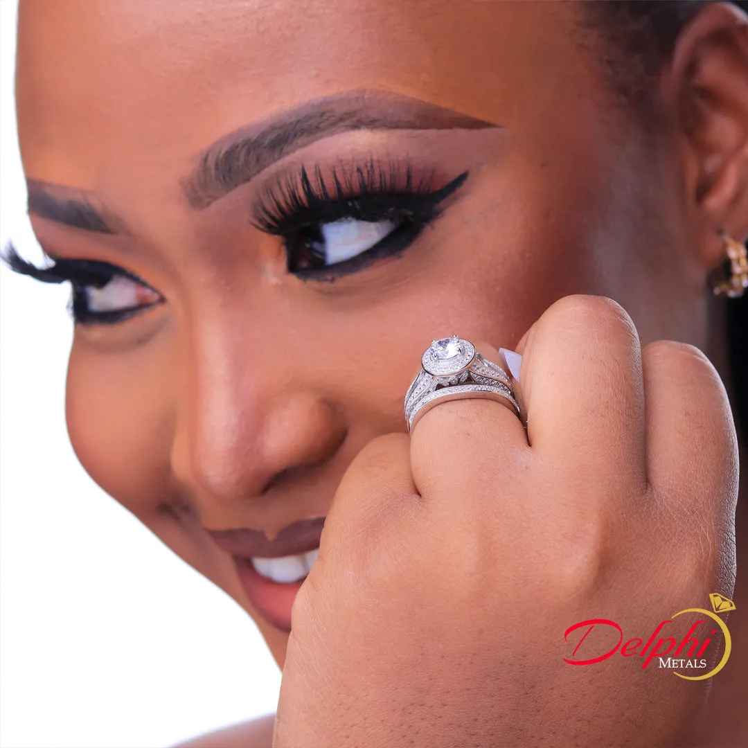Sterling Silver Bridal Set - 09AS03