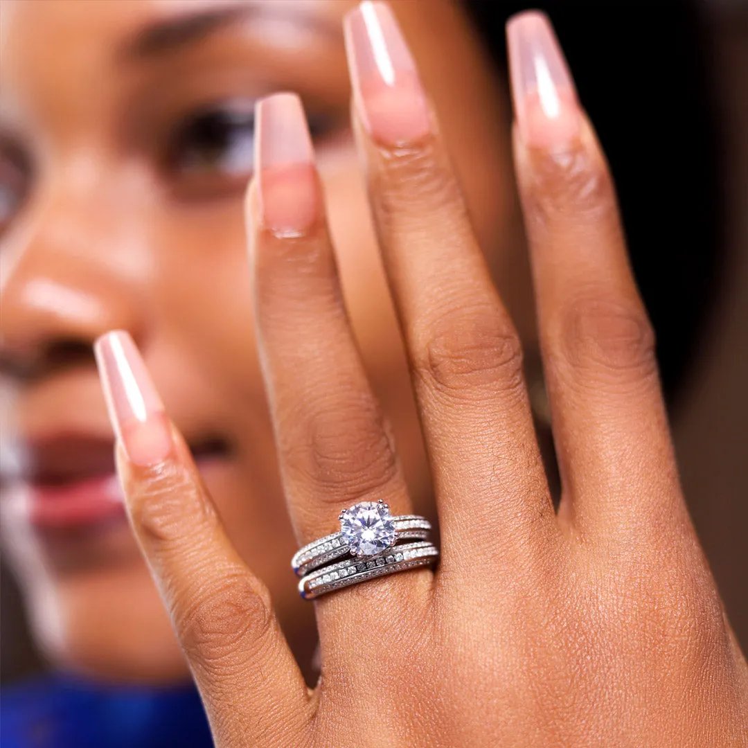 Sterling Silver Bridal Set - 09AS09