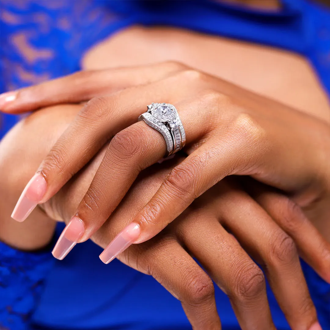 Sterling Silver Bridal Set - 09AS10