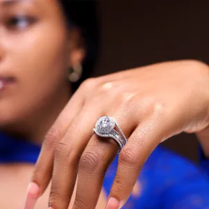 Sterling Silver Bridal Set - 09AS12