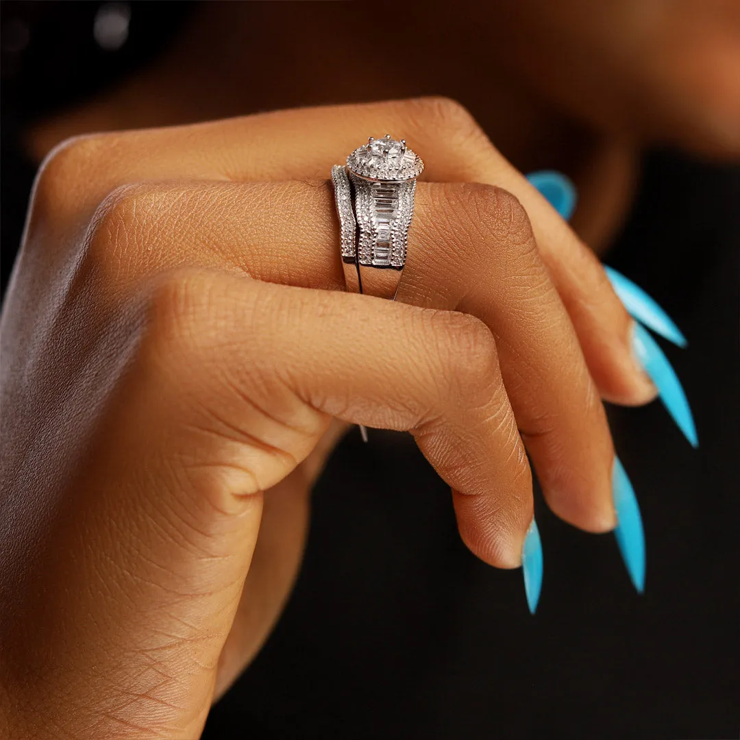 Sterling Silver Bridal Set - 09AS18