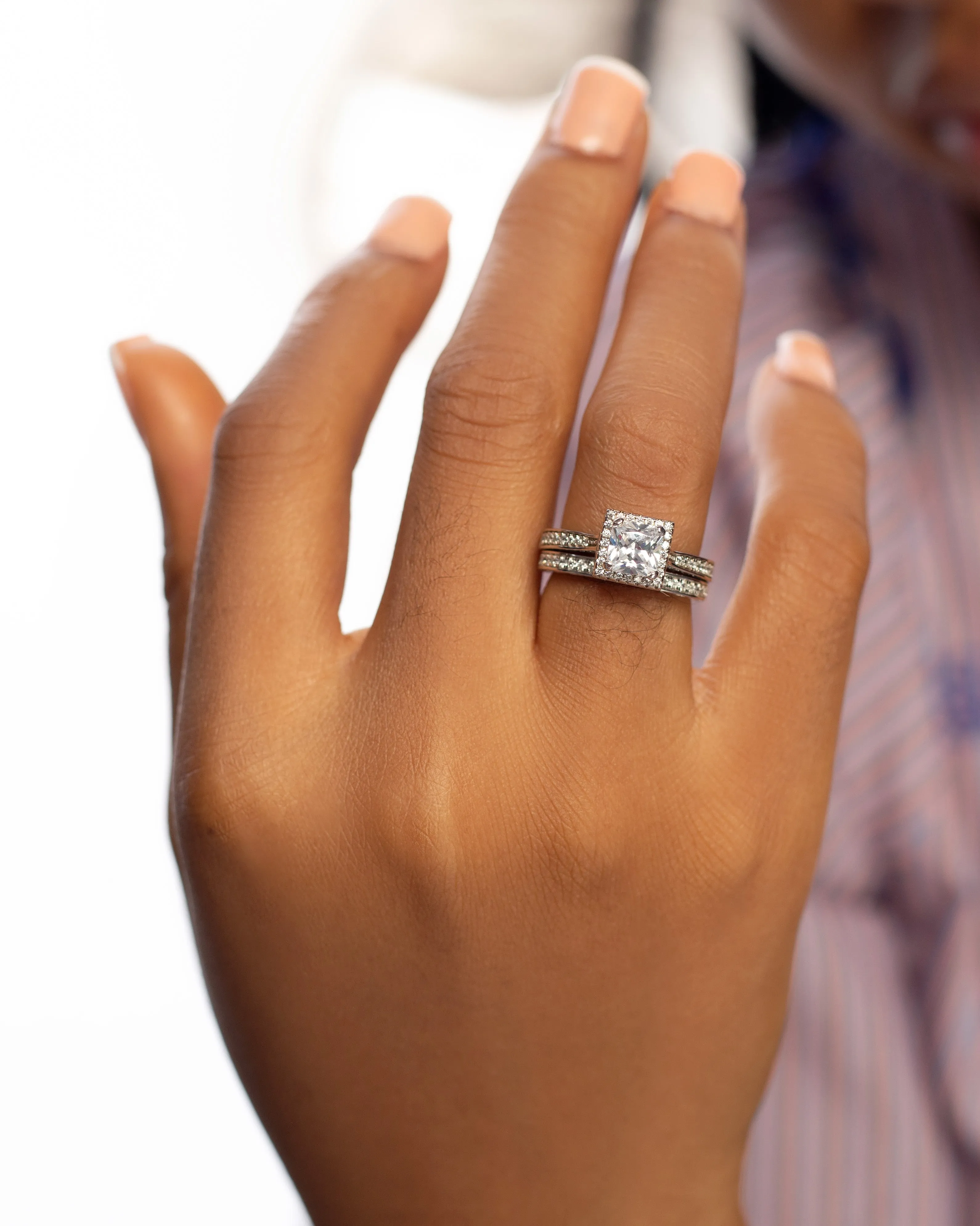 Sterling Silver Bridal Set -09AS20