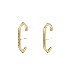 Sterling Silver Cage Earrings