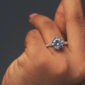Sterling Silver Engagement Ring - 06AS76