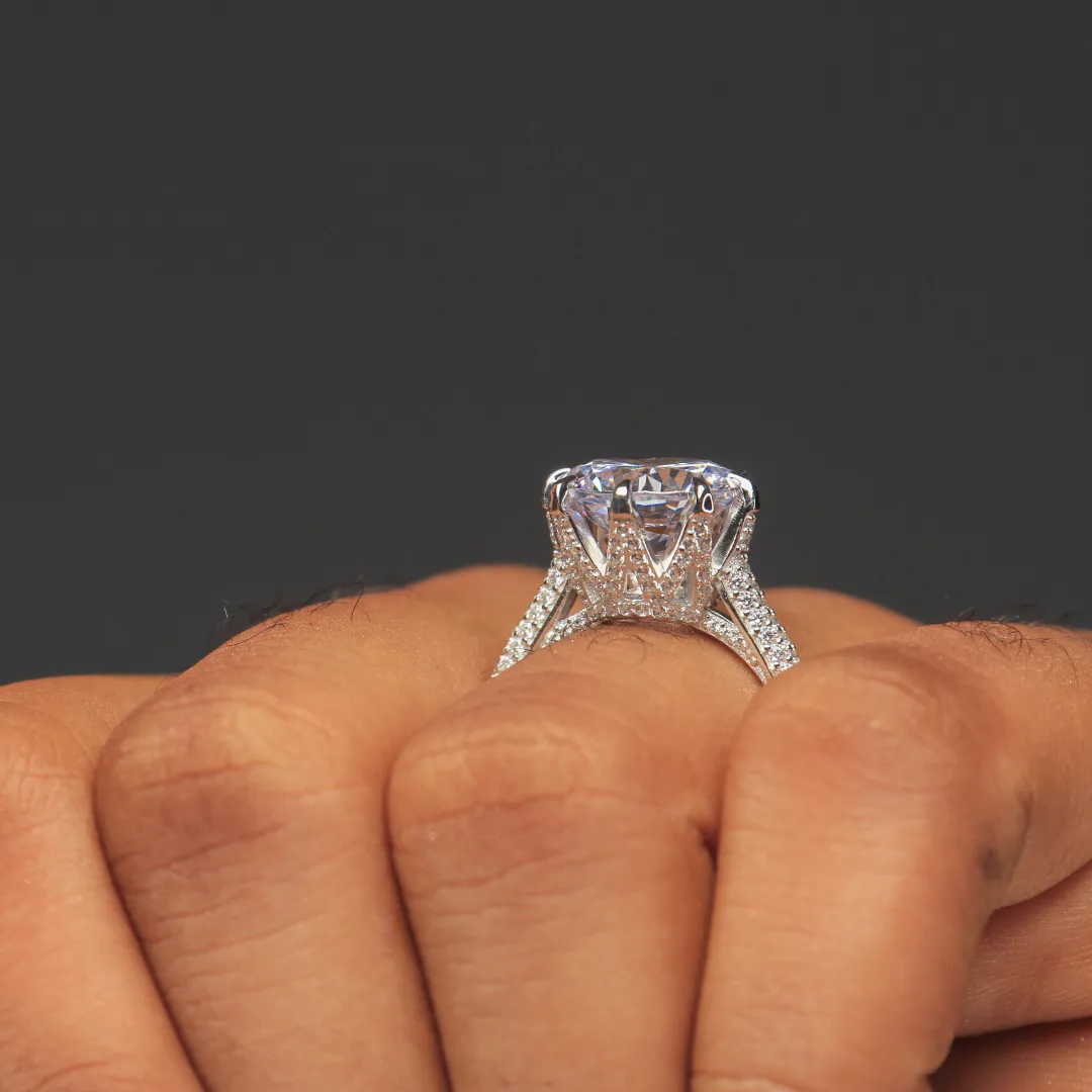 Sterling Silver Engagement Ring - 06AS76