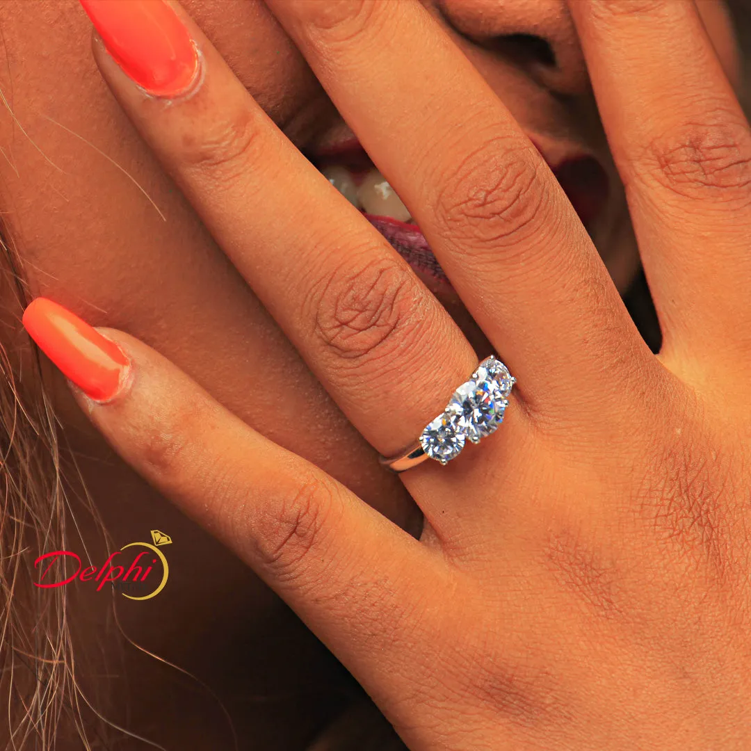 Sterling Silver Engagement Ring - 06AS81