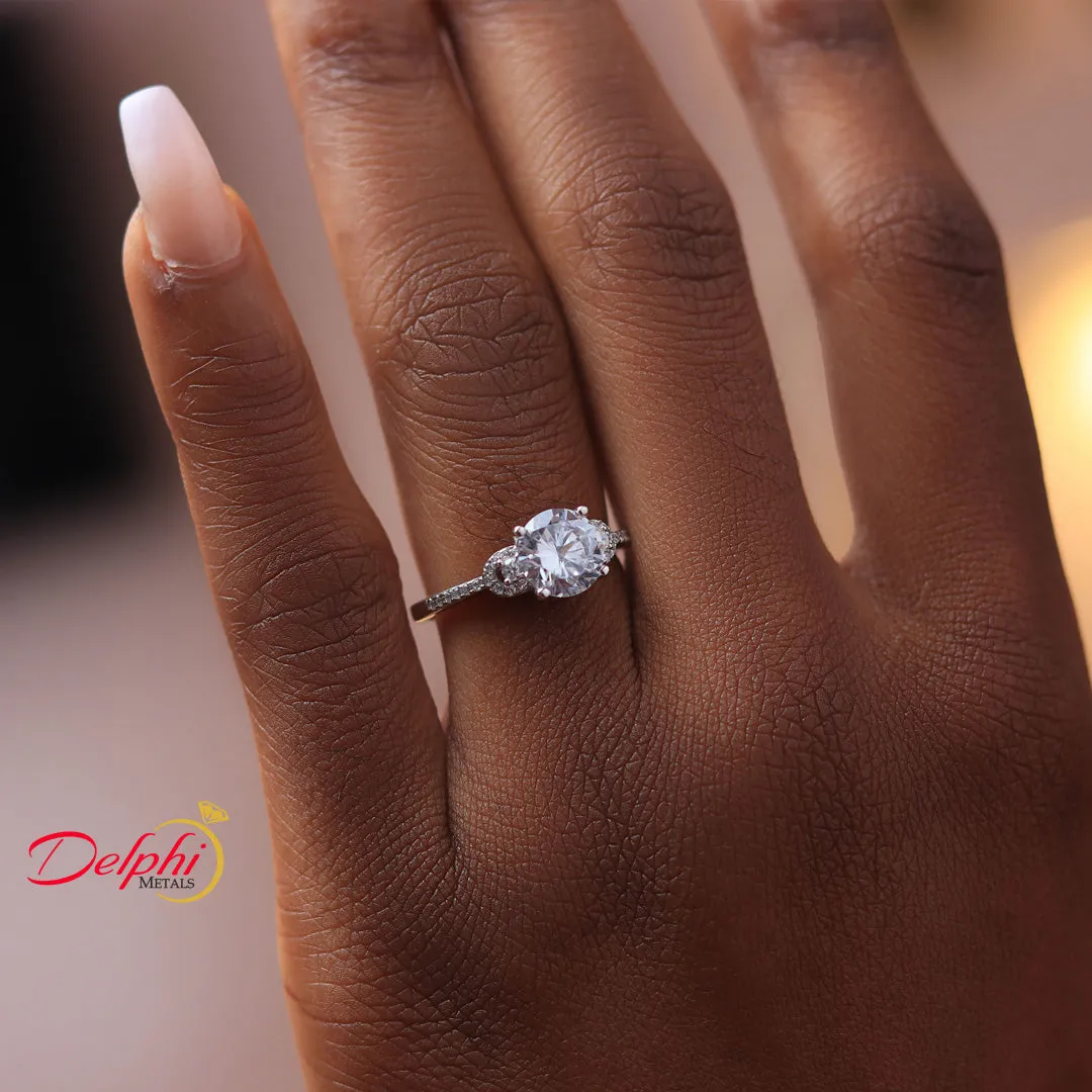Sterling Silver Engagement Ring - 06AS92