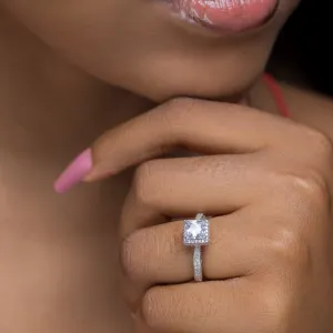 Sterling Silver Engagement Ring - 06AS99