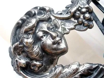 Sterling Silver Lady Buckle Art Nouveau