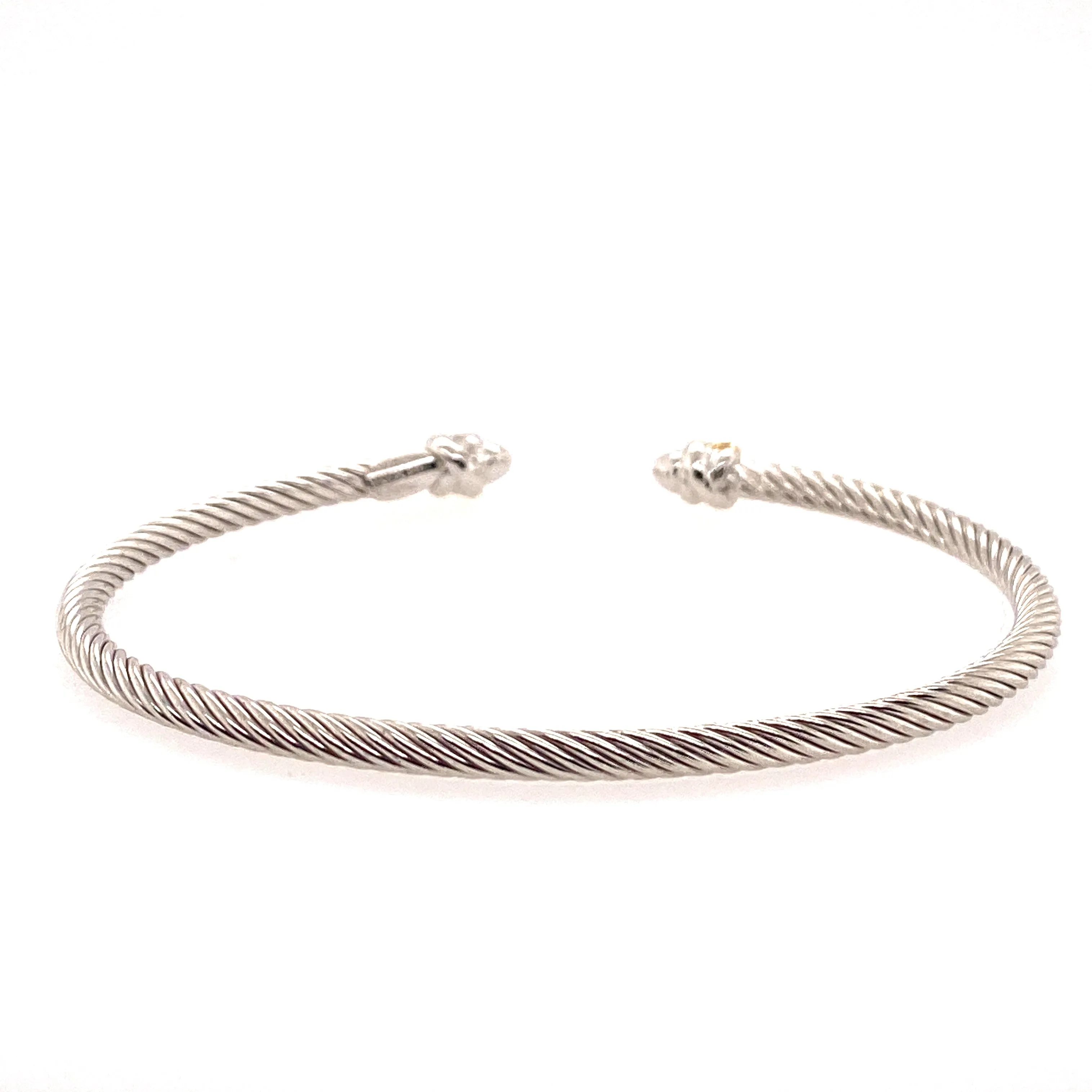 Sterling Silver Twisted Cuff Bracelet
