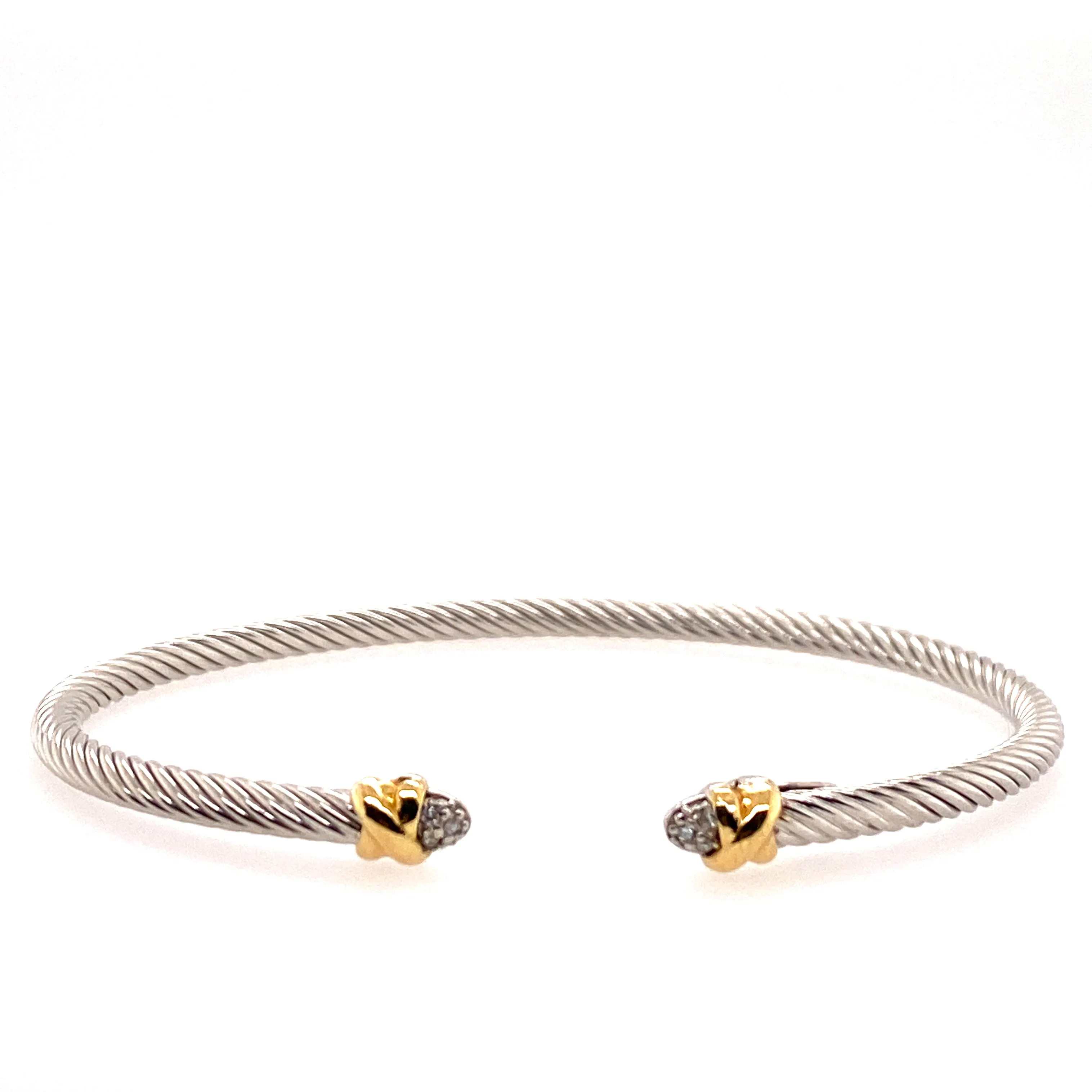 Sterling Silver Twisted Cuff Bracelet