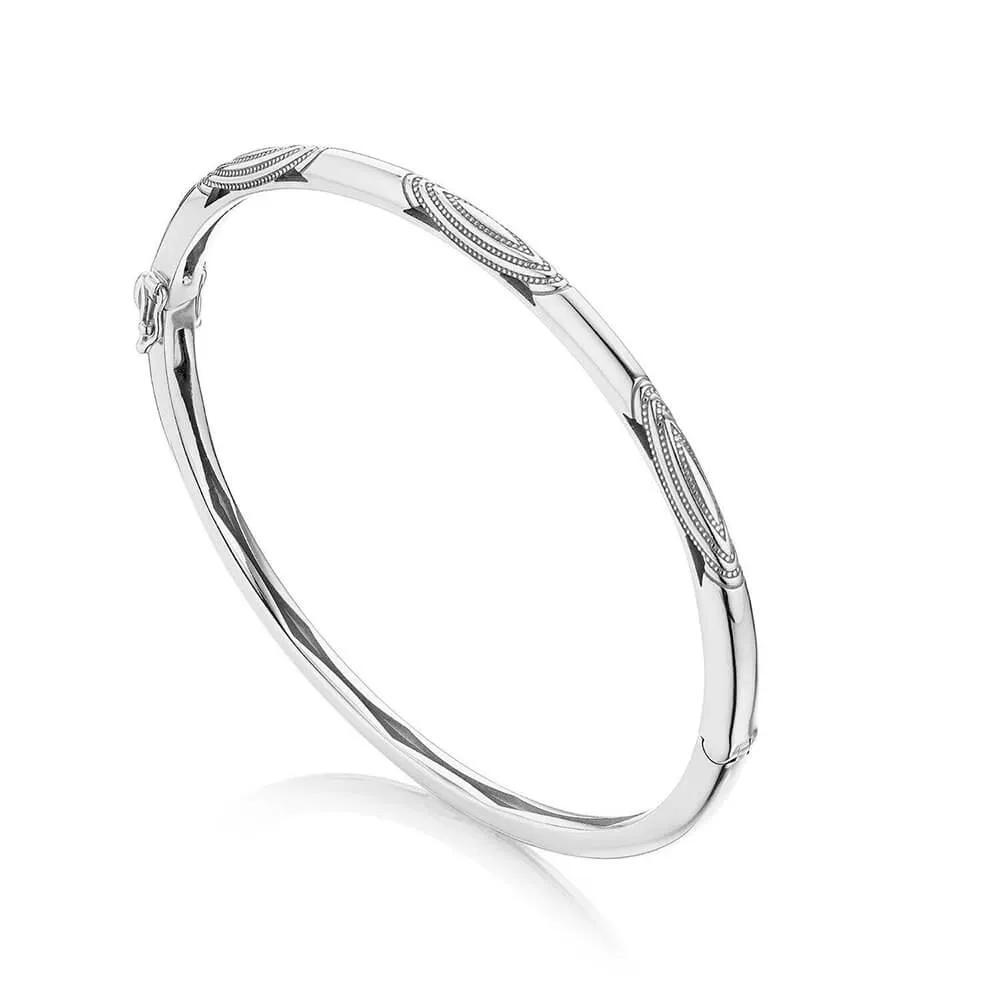 Tacori Crescent Eclipse 3mm Pulse Milgrain Bangle FB842-M