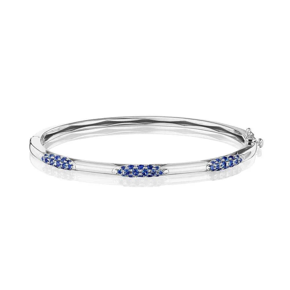 Tacori Crescent Eclipse Pulse Sapphire Bangle FB668BS-M