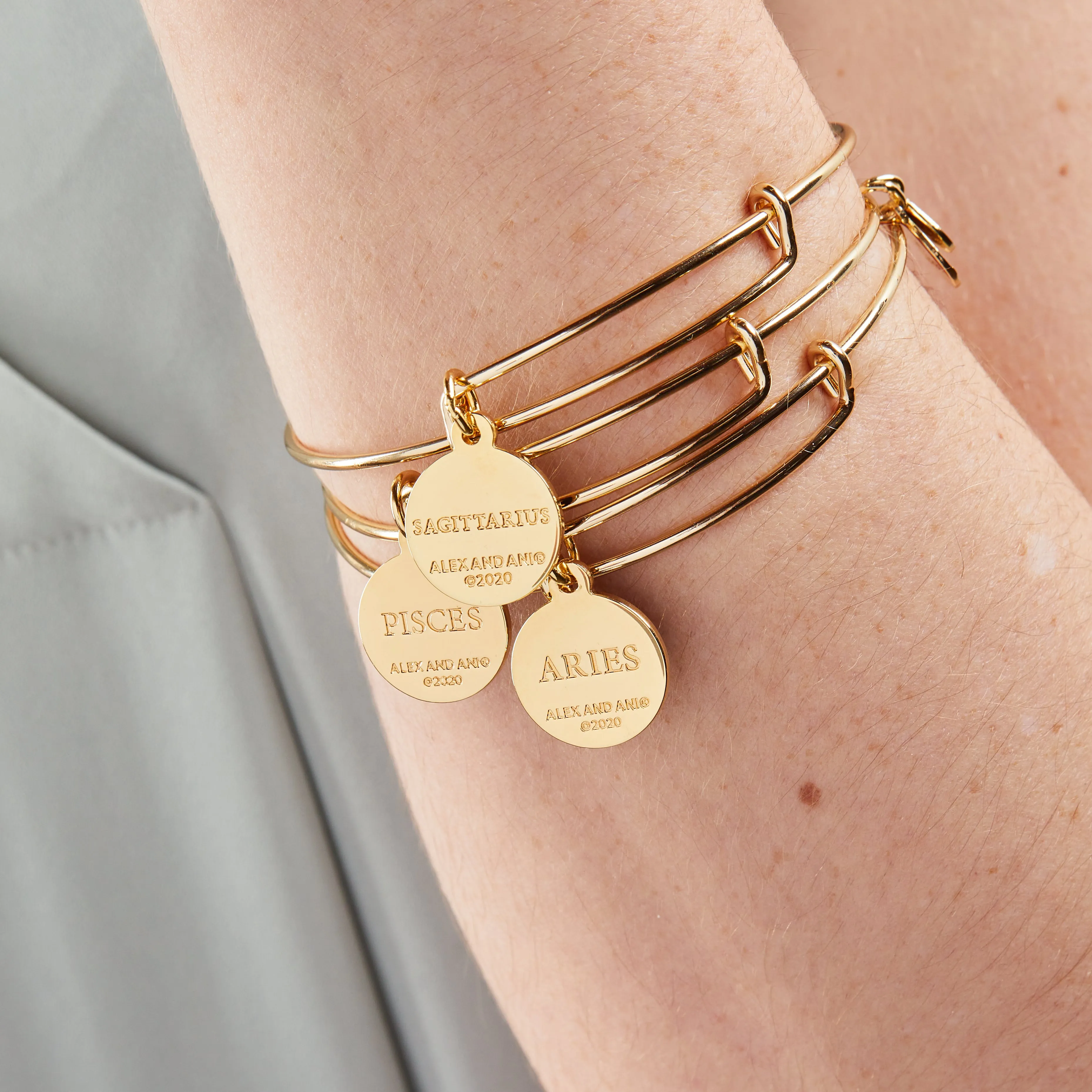 Taurus Zodiac Charm Bangle