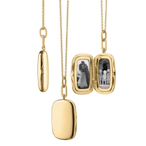 The "Jane" 18K Gold Locket Necklace