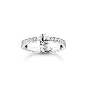 Thomas Sabo Charm Club Sterling Silver Lock Ring D