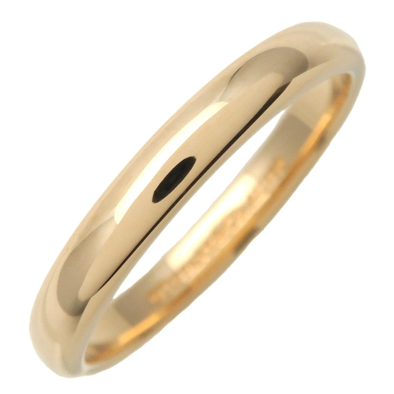 Tiffany & Co. Classic Band Ring K18  #48 750PG  Yellow Gold- Used