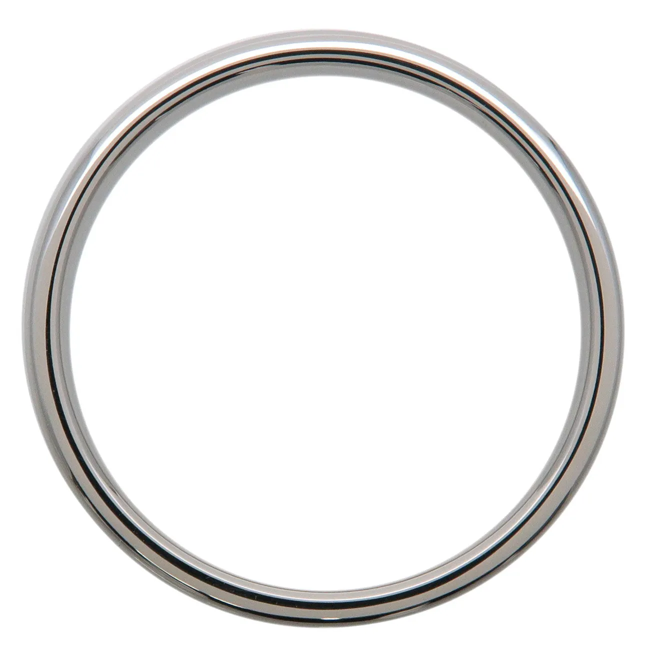 Tiffany&Co. Classic Band Ring PT950 Platinum US8-8.5 EU57.5 Used