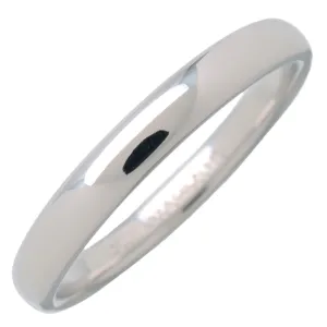 Tiffany&Co. Classic Band Ring PT950 Platinum US8-8.5 EU57.5 Used