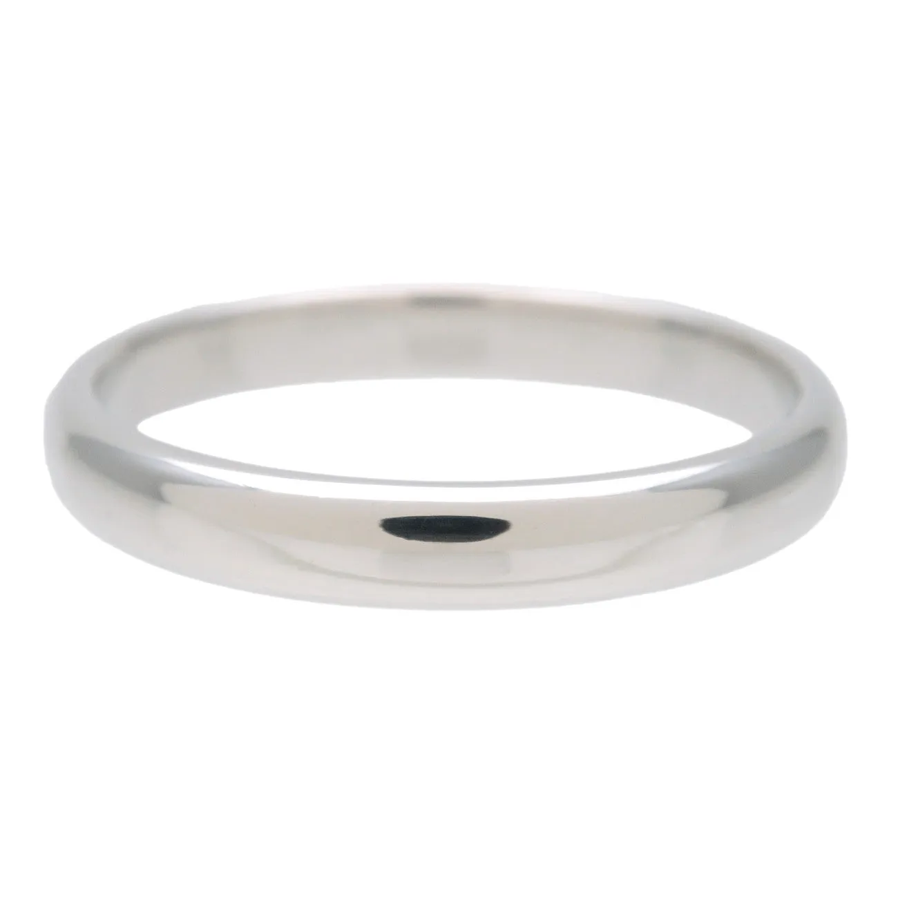 Tiffany&Co. Classic Band Ring PT950 Platinum US9 Platinum Used