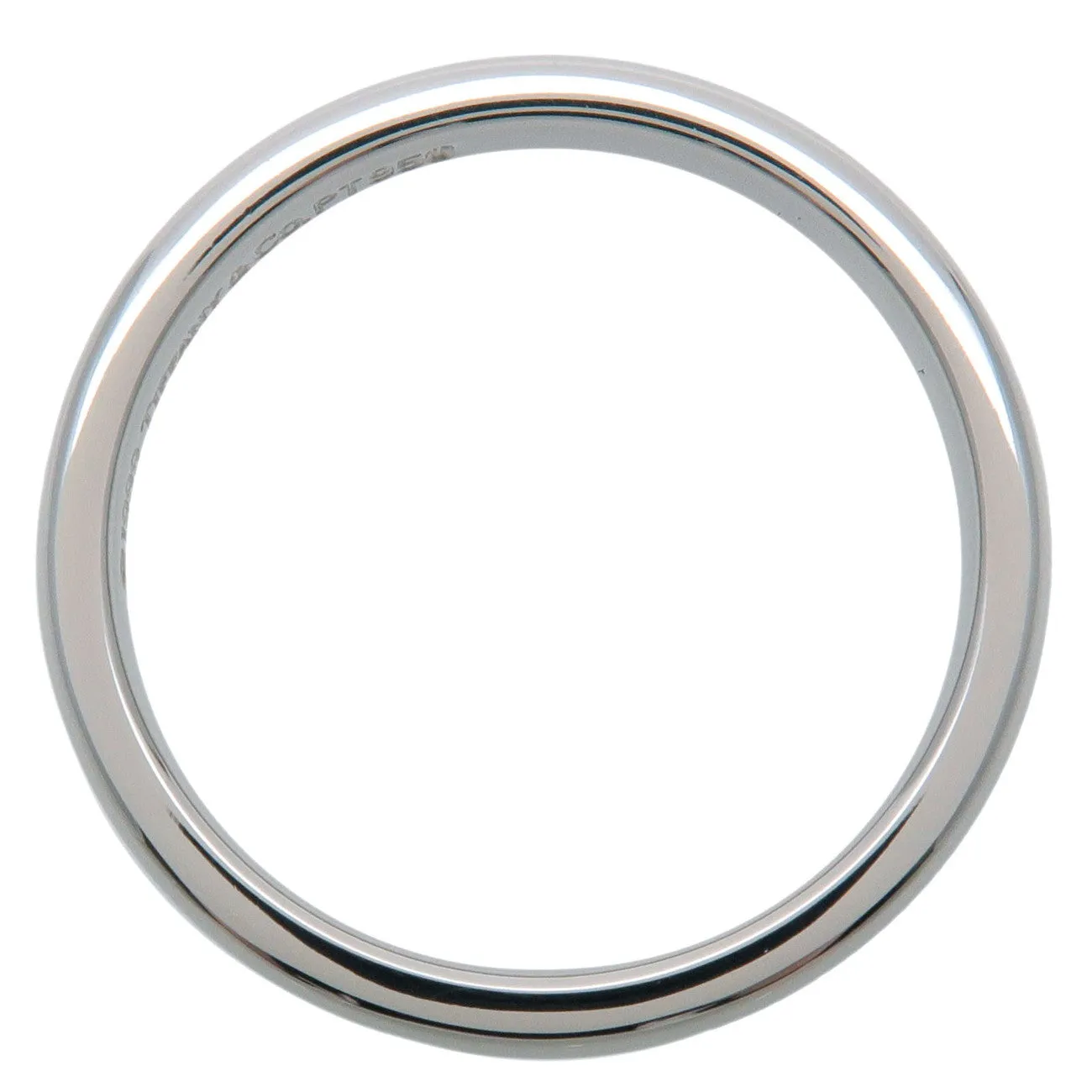 Tiffany&Co.  Classic Band Ring PT950 US4.5 EU48 Platinum Used