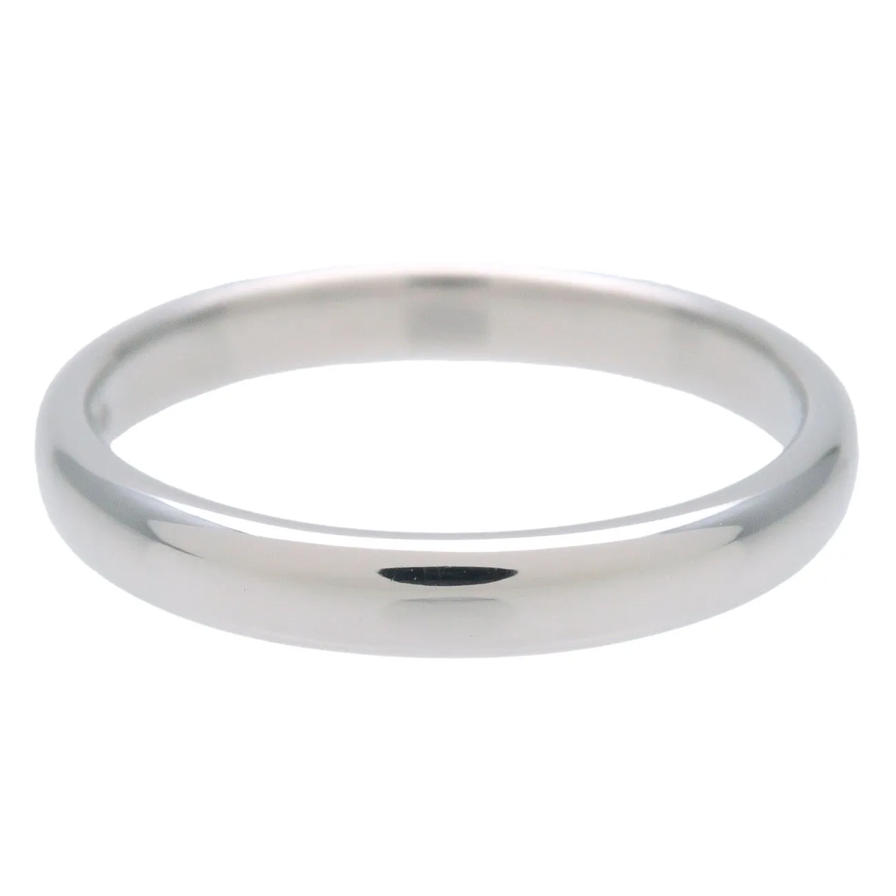 Tiffany&Co.  Classic Band Ring PT950 US7.0-7.5 Platinum Used