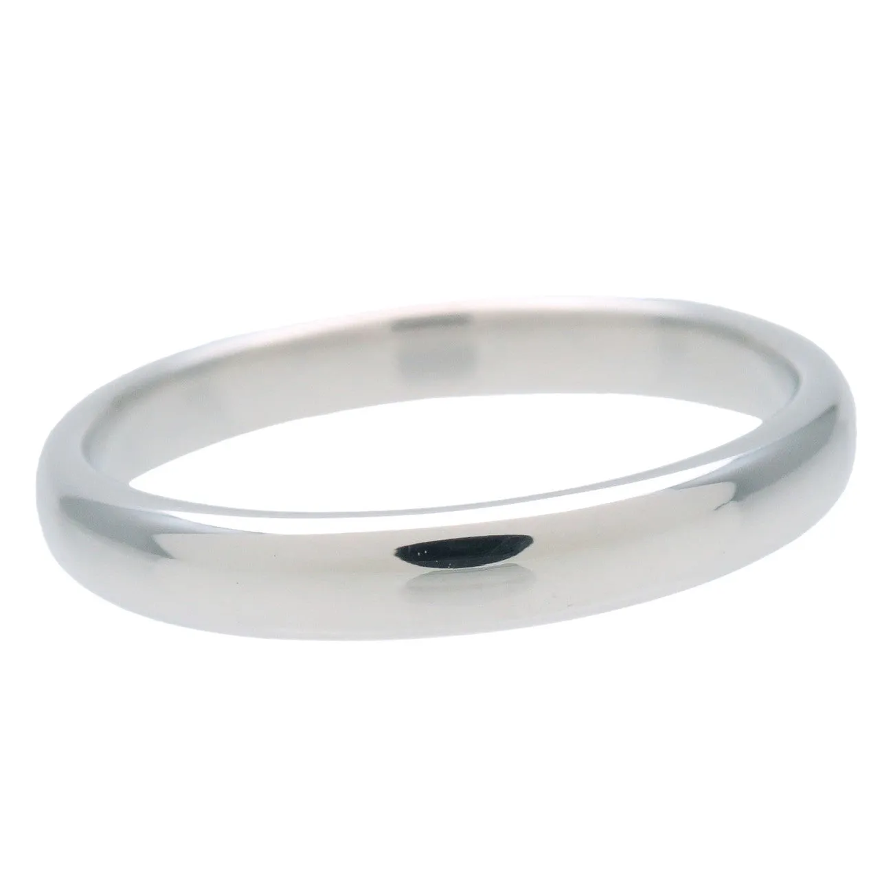 Tiffany&Co.  Classic Band Ring PT950 US7.0-7.5 Platinum Used