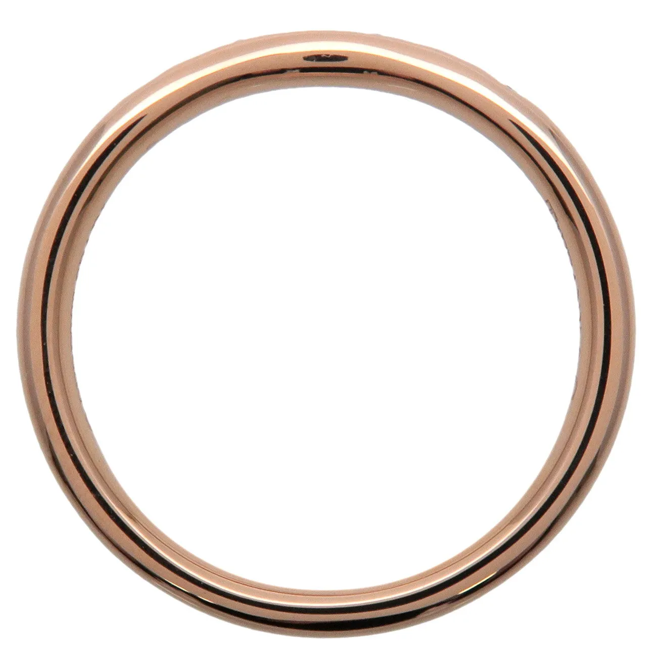 Tiffany&Co. Curved Band 9P Diamond Ring 750PG Rose Gold US4.5 Used