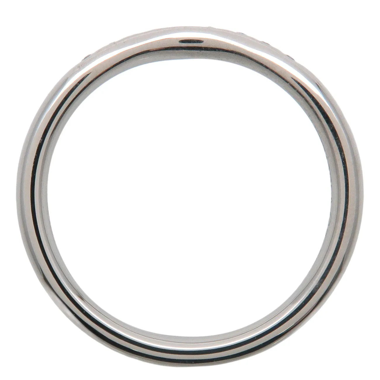 Tiffany&Co. Curved Band 9P Diamond Ring PT950 Platinum US4.5 Used