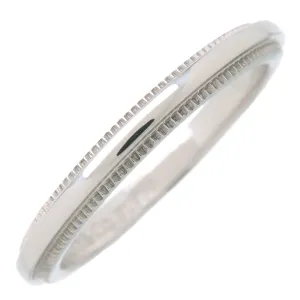 Tiffany&Co. Milgrain Band Ring PT950 Platinum US3.5 EU45