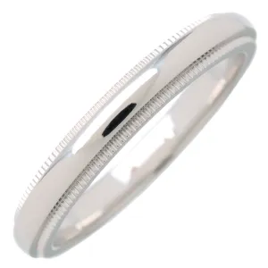 Tiffany&Co. Milgrain Band Ring PT950 Platinum US8 EU57 Used