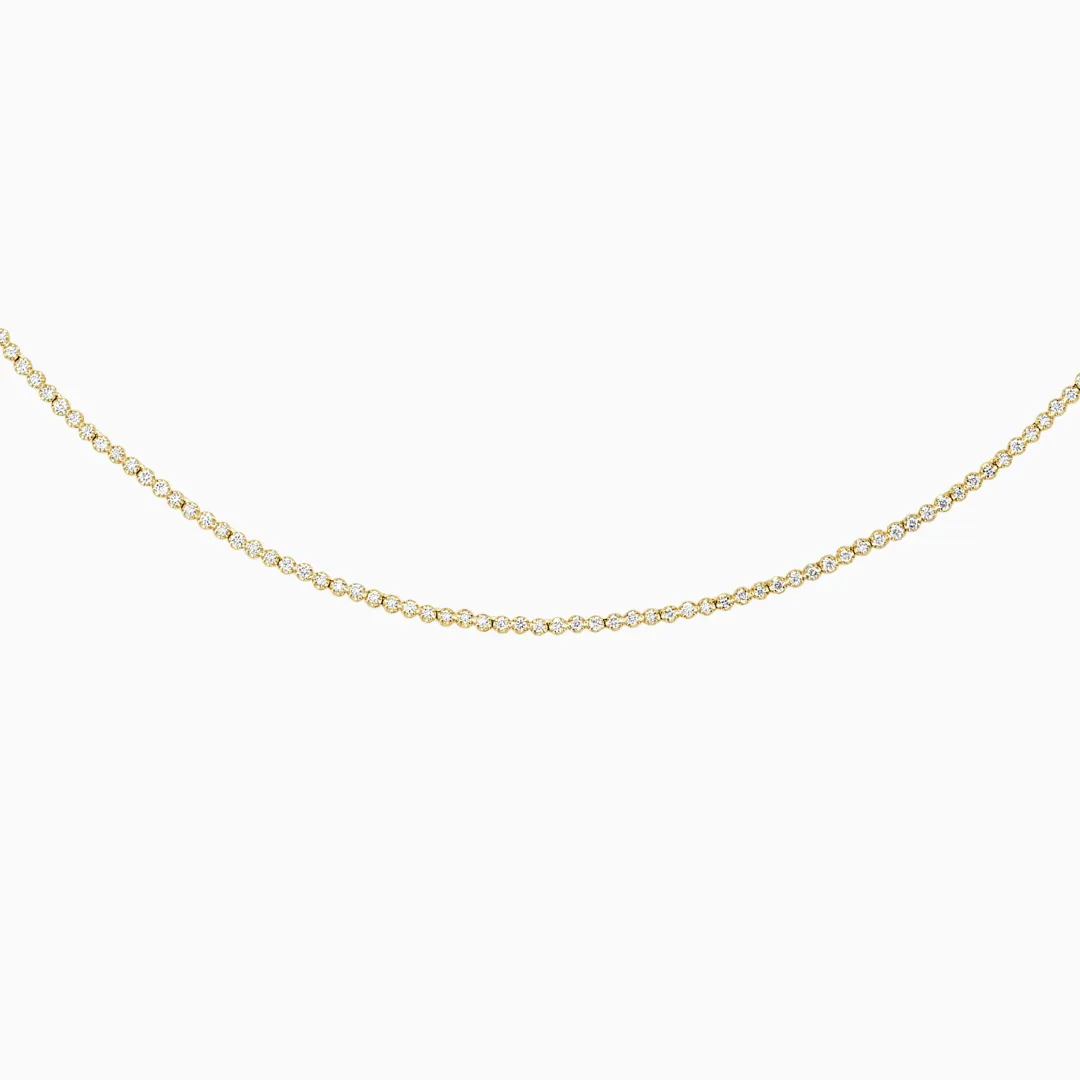 Tinsel Diamonds Tennis Necklace