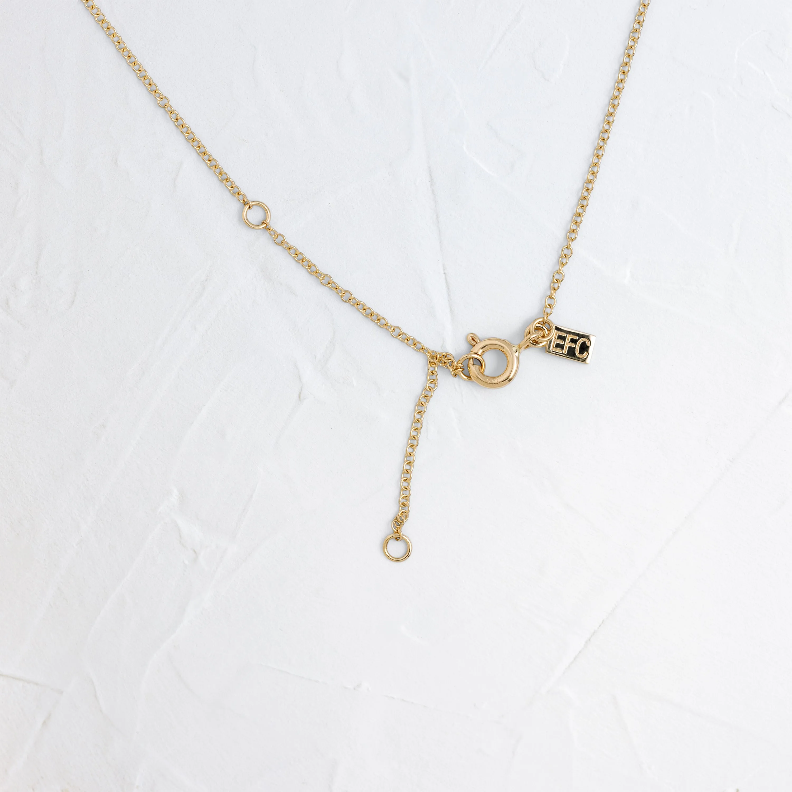 Triple Diamond Cluster Necklace - In Stock
