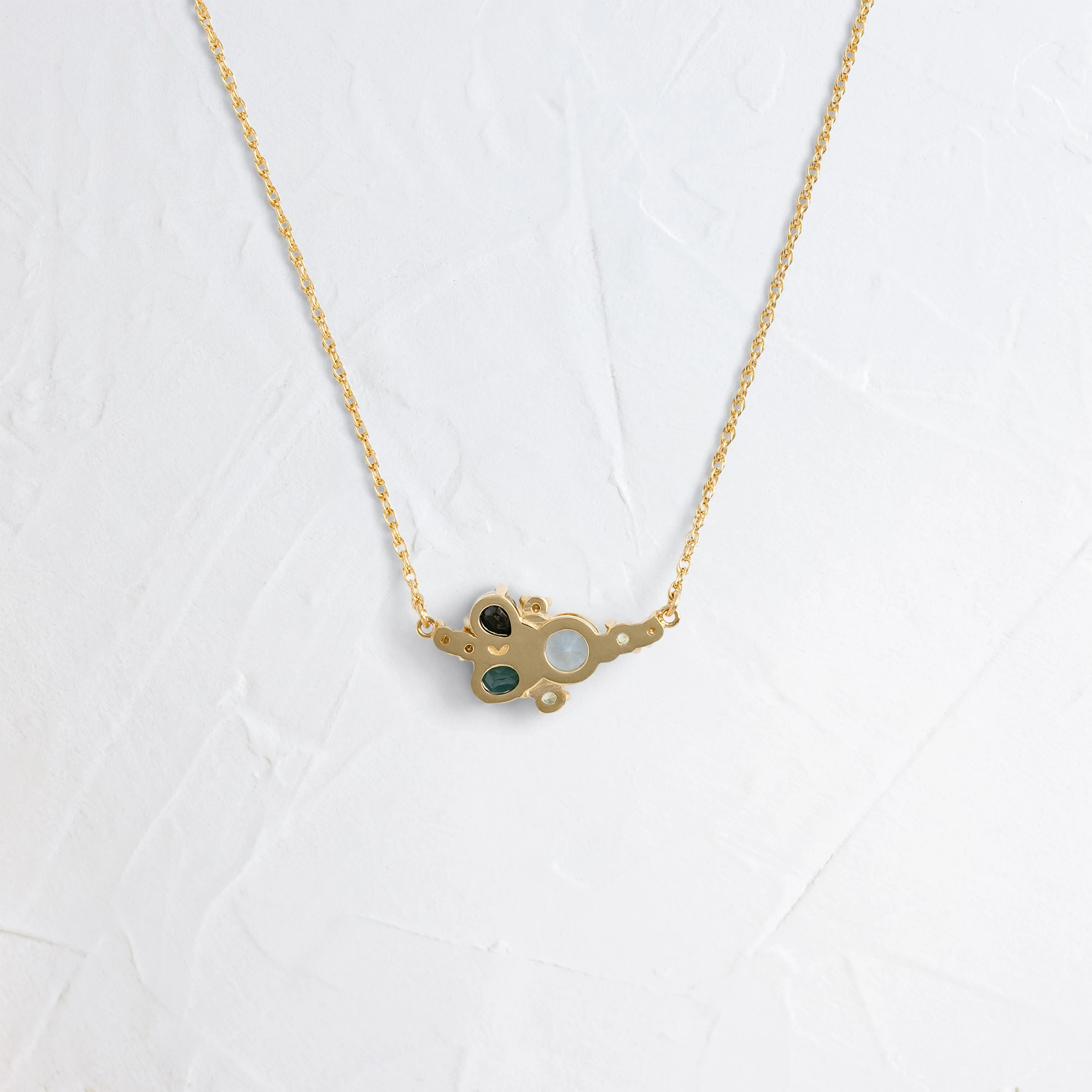 Underwater Garden Necklace, Reimagined