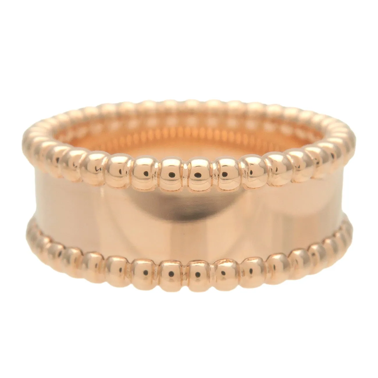 Van Cleef & Arpels Perl??e Signature Ring K18 Rose Gold #53 US6.5-7 Used