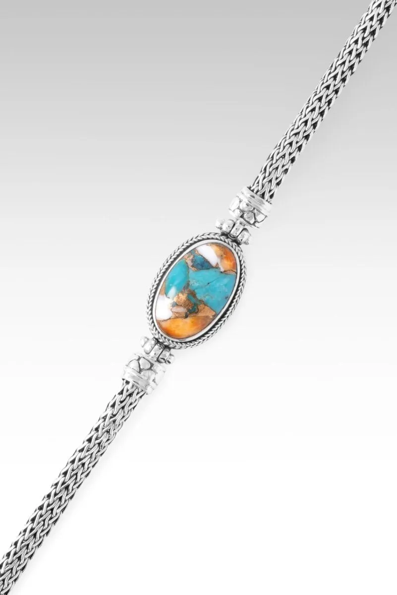 Victories Won Bracelet? in Kingman Turquoise Spiny Oyster