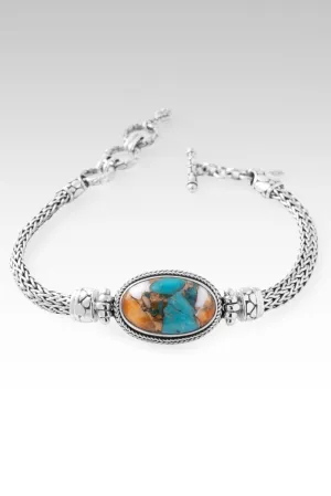 Victories Won Bracelet? in Kingman Turquoise Spiny Oyster