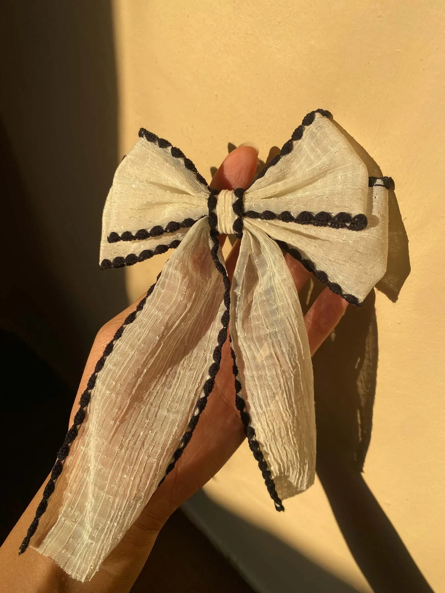 Vintage Black & White Bows | Nish Hair