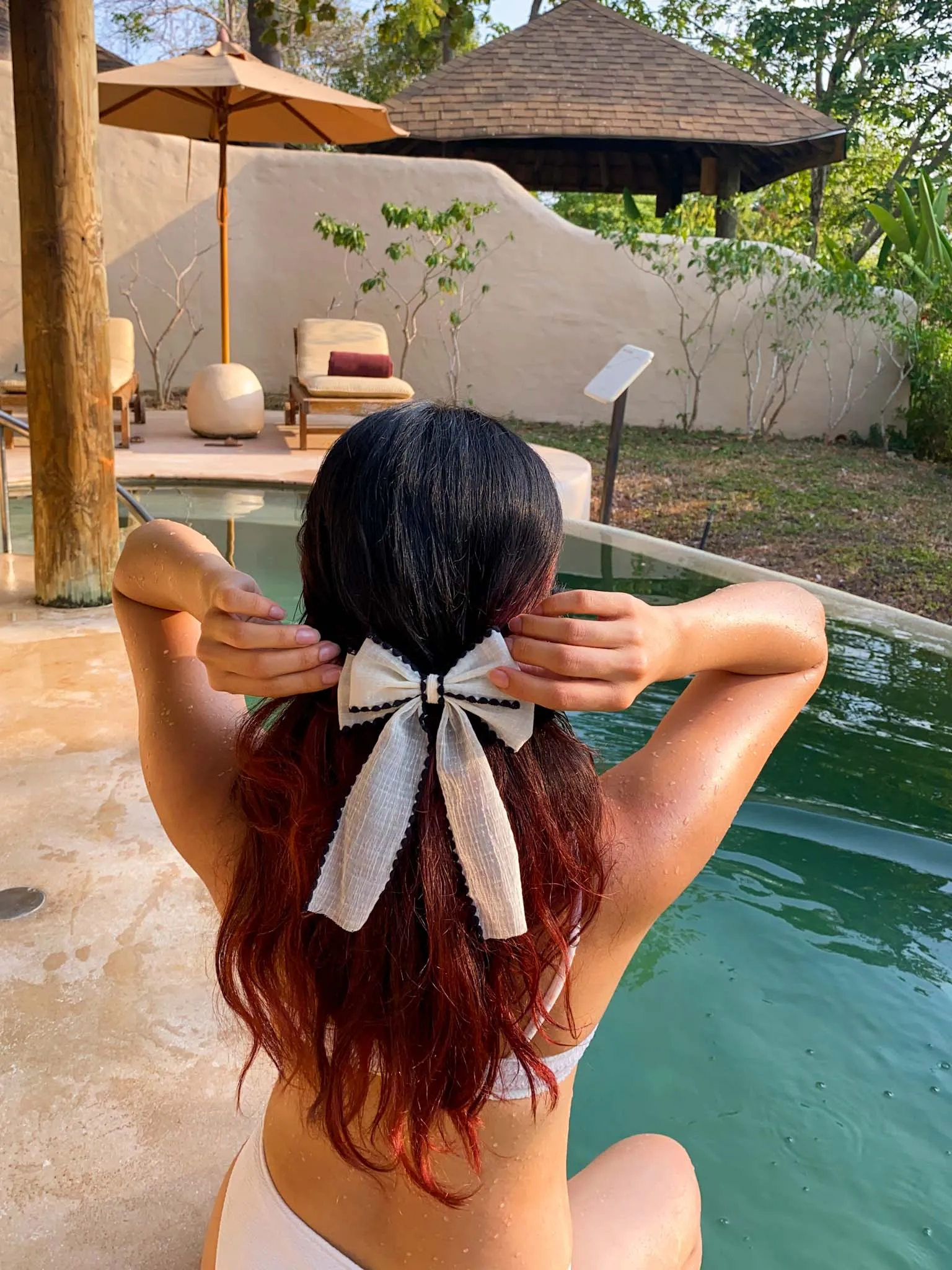Vintage Black & White Bows | Nish Hair