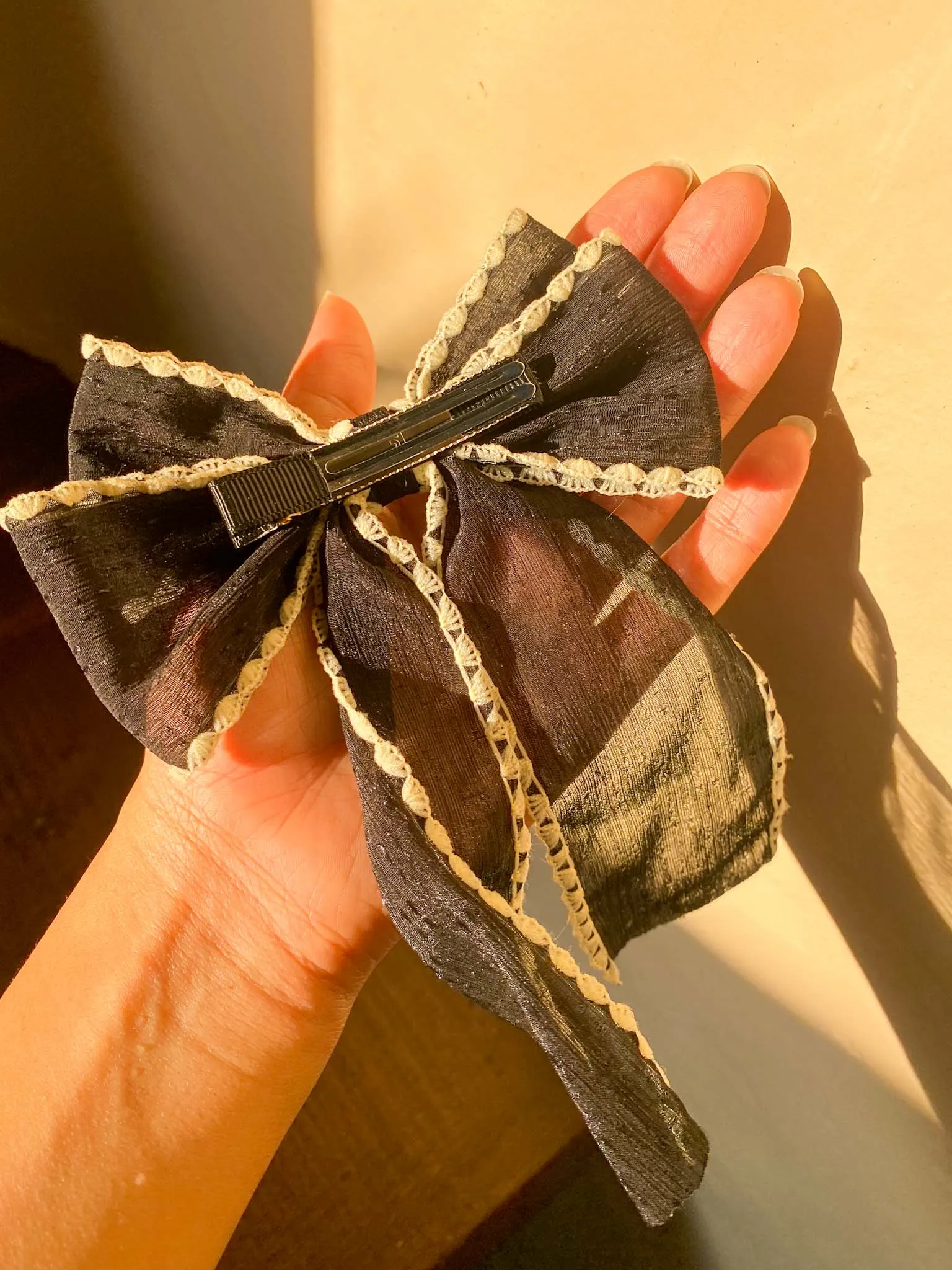 Vintage Black & White Bows | Nish Hair