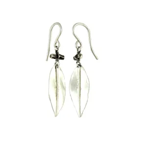 Willow Leaf and Twig Earrings