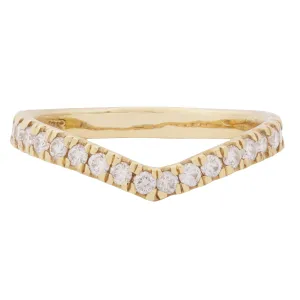 Wishbone Half Eternity Band