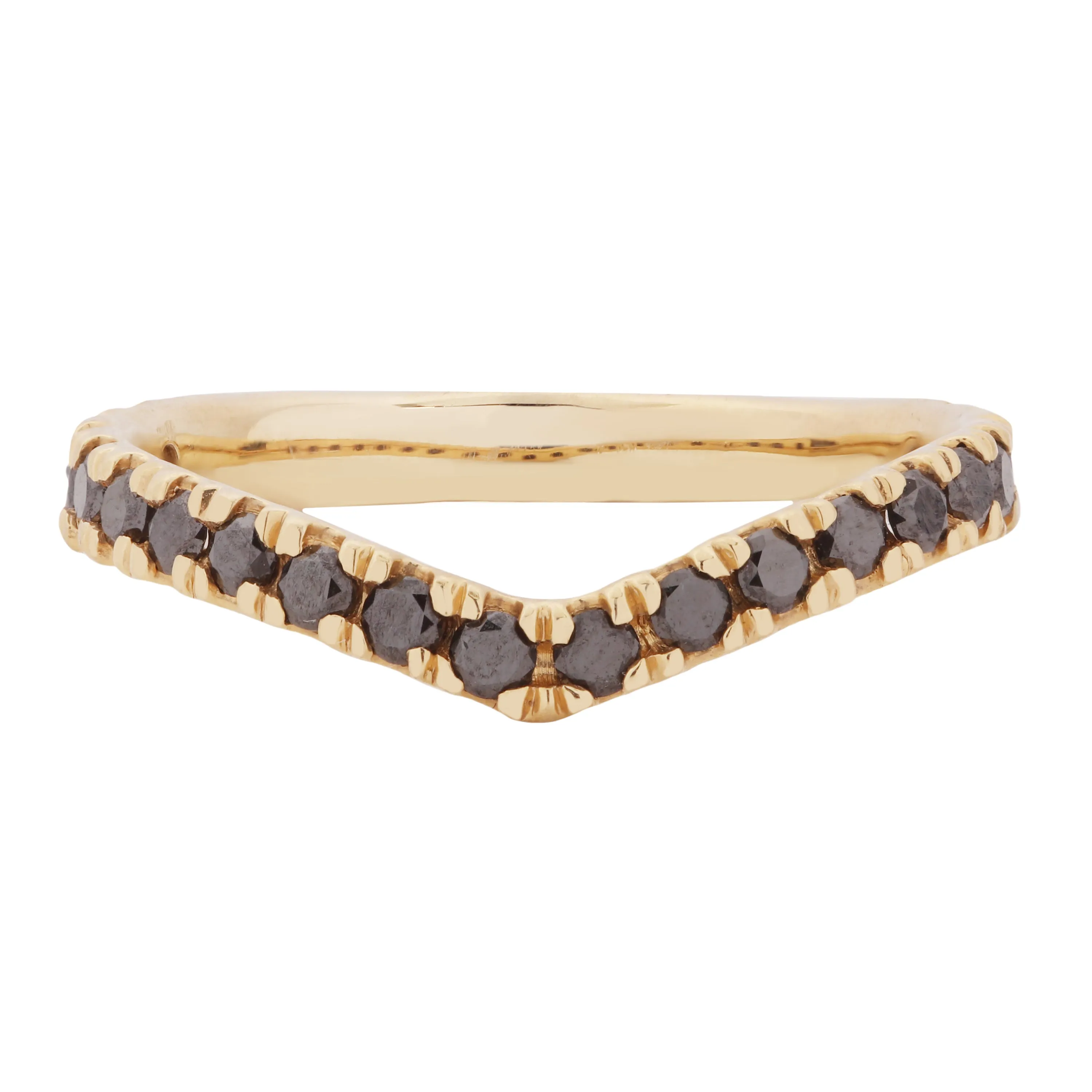 Wishbone Half Eternity Band