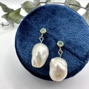 XL Pearl and Birthstone Studs