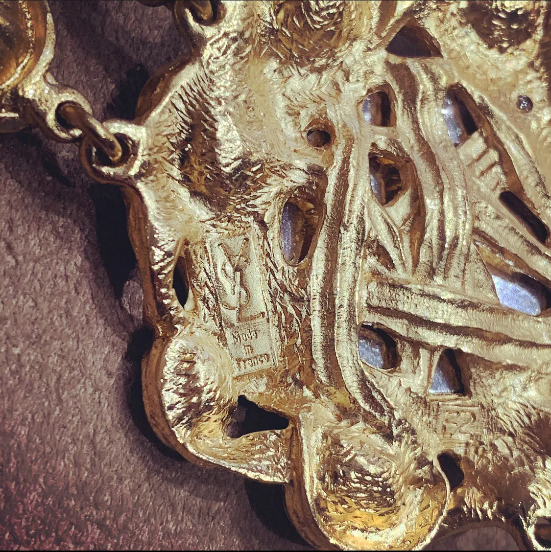 Yves Saint Laurent Blue Statement bracelet