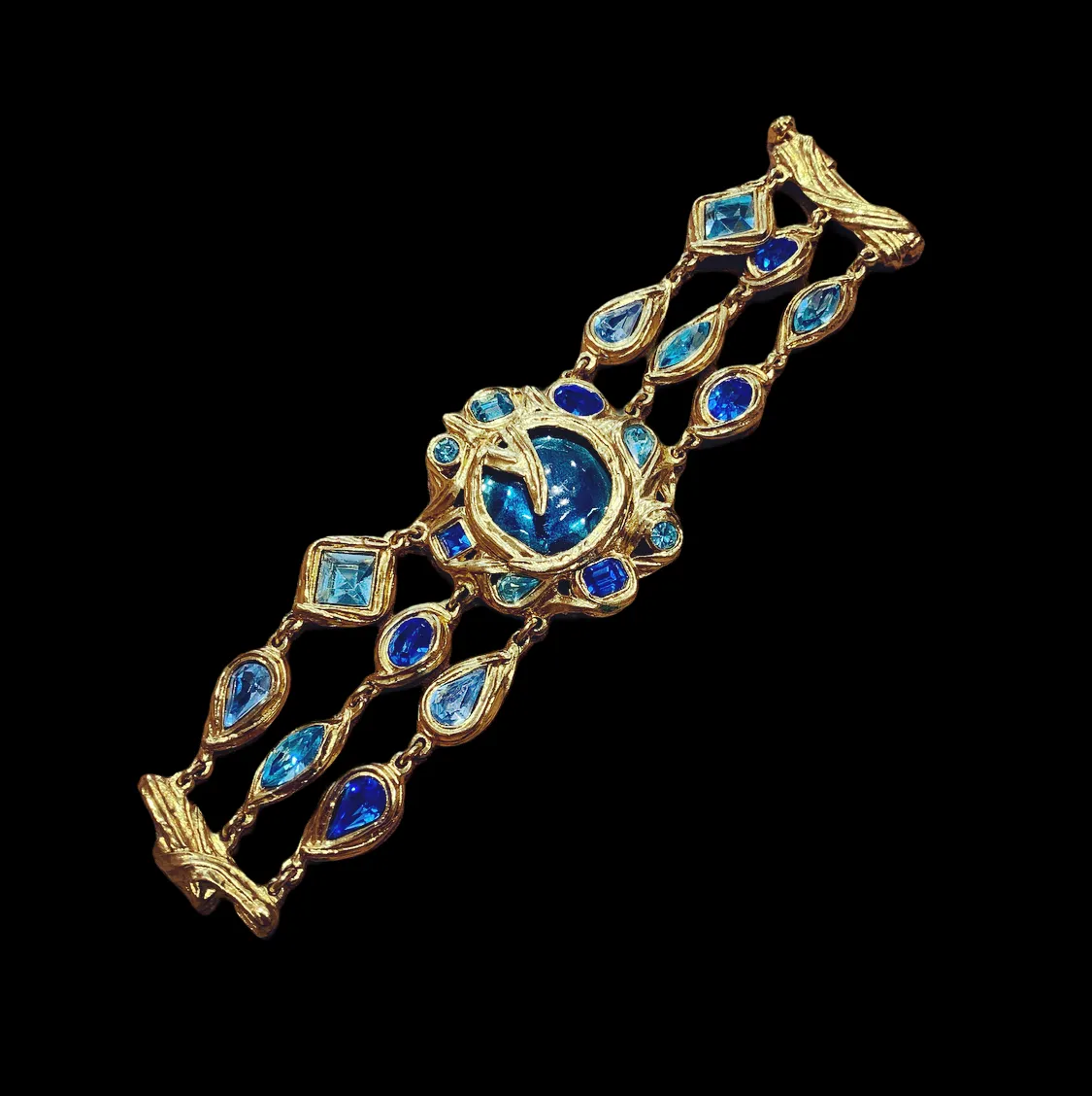 Yves Saint Laurent Blue Statement bracelet